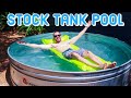 How to Make a Stock Tank Pool | DIY | Pinterest