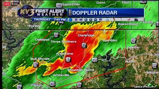 Live ky3 weather update Tornado warnings in Ark
