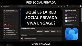 RED SOCIAL INSTITUCIONAL 'VIVA ENGAGE' /  Detallada explicación