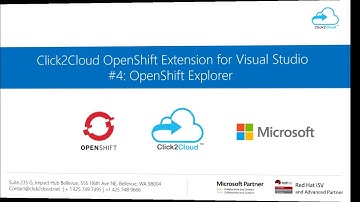 Click2Cloud OpenShift 3 Extension for Visual Studio #4: OpenShift Explorer