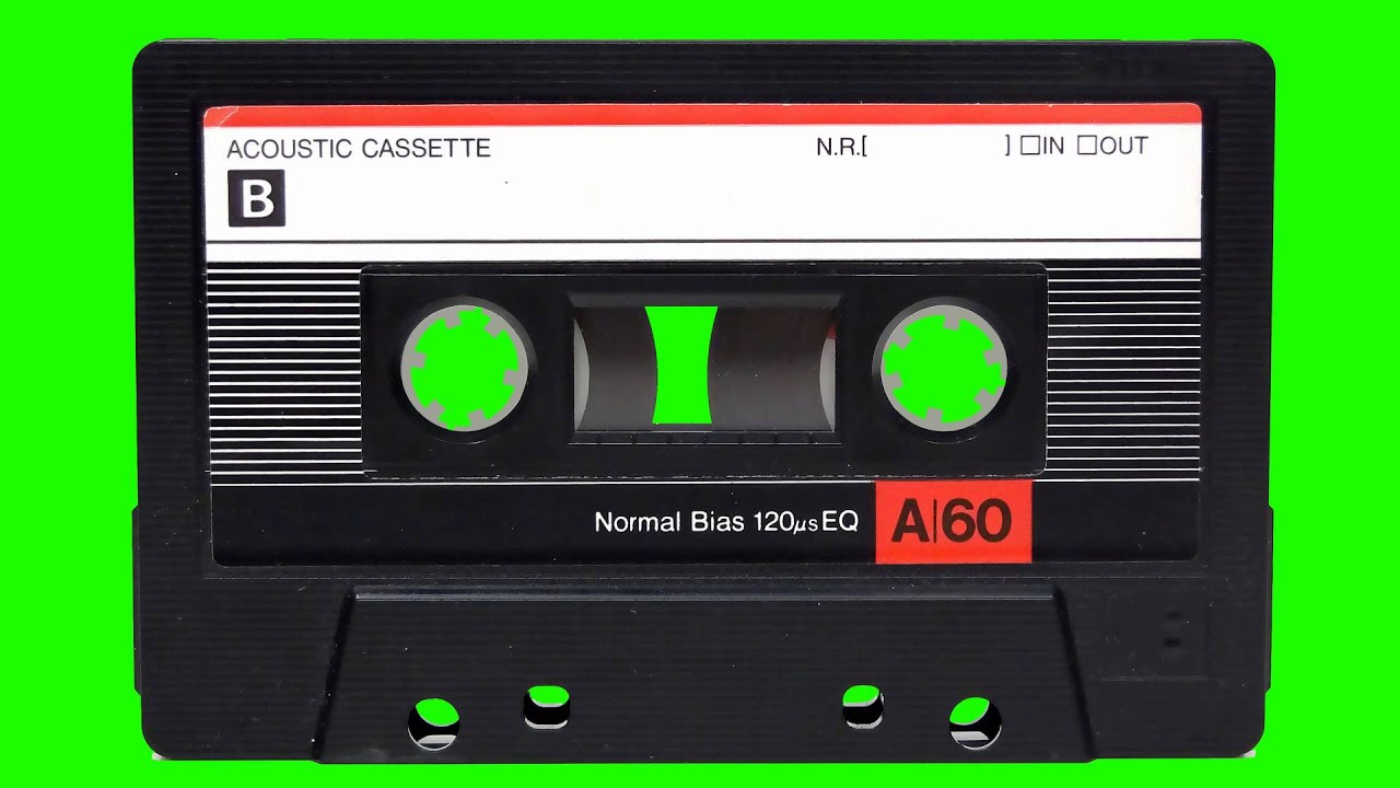 audio tape rolling green screen animation youtube