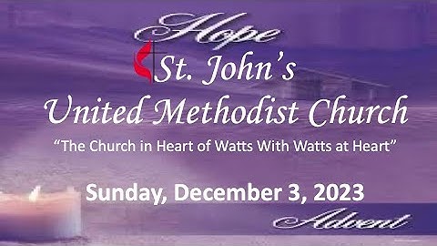 Advent Edition December 3, 2023 Good News Announcements