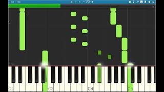 Spanish Romance/Romanza Piano - Synthesia Piano Tutorial