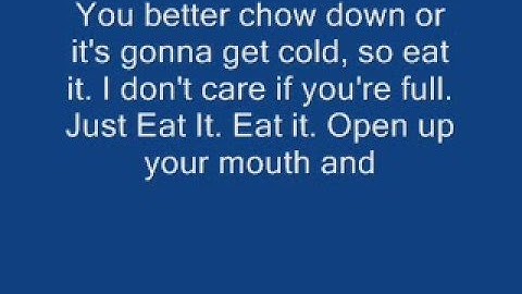 Thumbnail of Eat It - Weird Al Yankovic (with lyrics)
