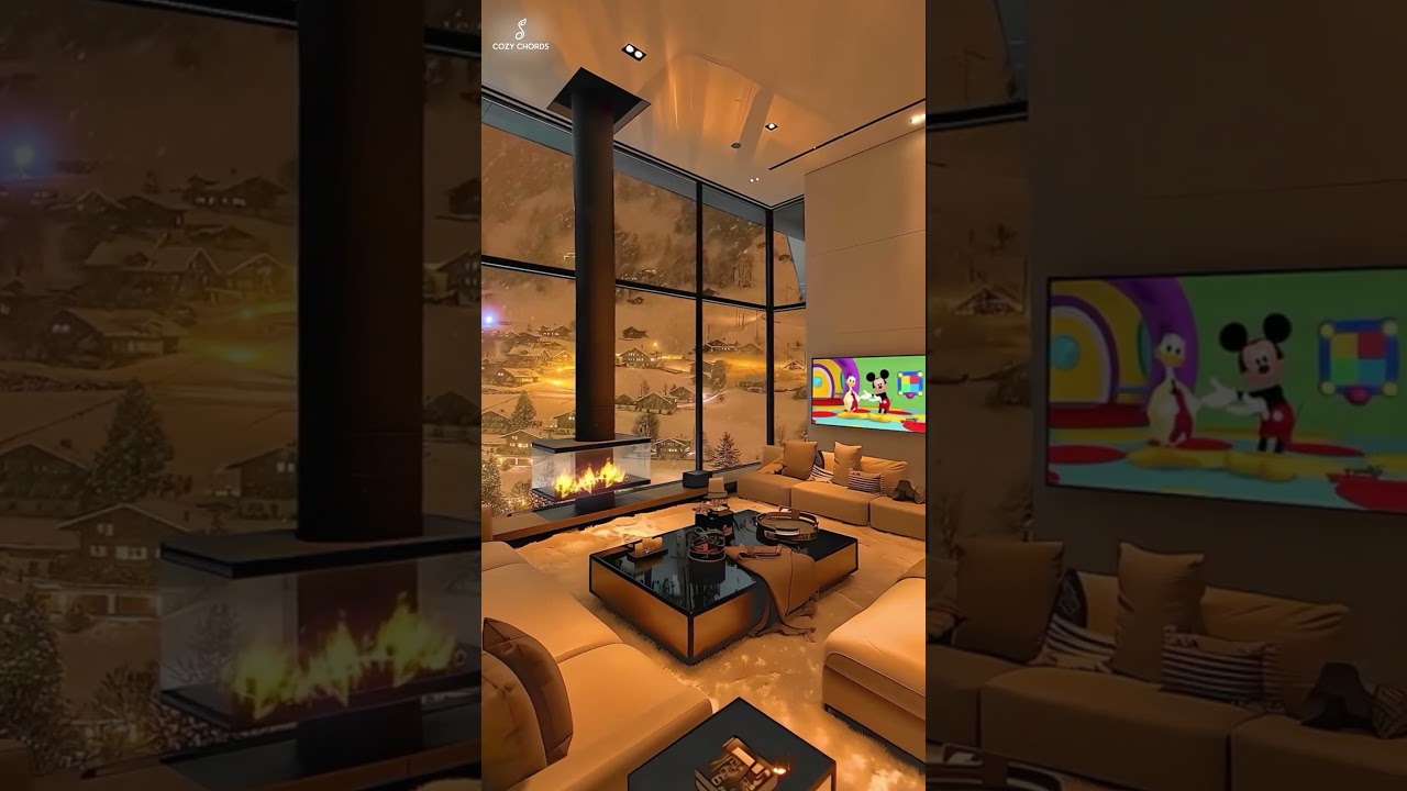 Cozy Cabin Vibes ❄️🔥 Snowfall, Warmth & Winter Magic🌀