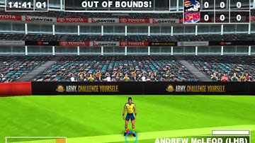 AFL Challenge PPSSPP v.1.1.1 on Nvidia Shield Tablet (Android)