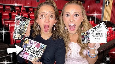 GET READY WITH US TO SEE THE TAYLOR SWIFT ERAS TOUR (MOVIE) 😱✨🥹