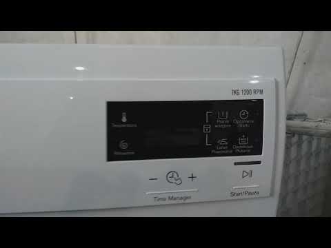 Как войти в тэстовый режим стиральная машина Electrolux