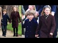 Prince Louis sweetly holds hands with Mia on Christmas Day walk to church