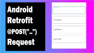 Android Retrofit Tutorial || POST REQUEST || Insert data to database || Android Studio Tutorial