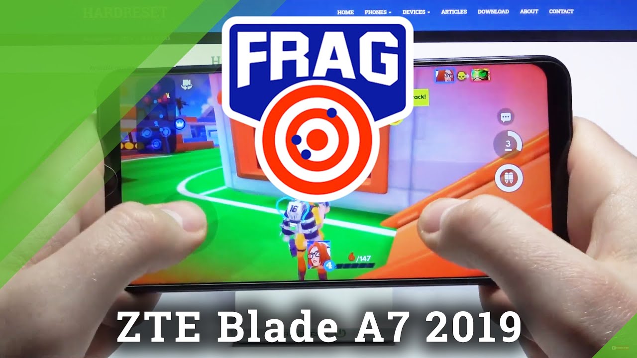 Gameplay of FRAG Pro Shooter on ZTE Blade A7 2019 – Efficiency Test