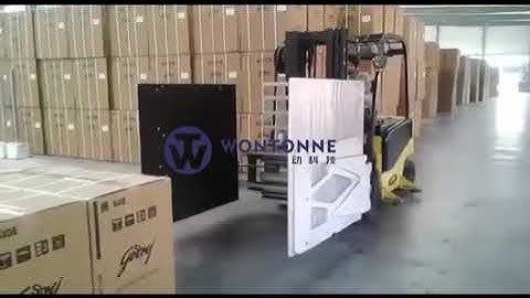 How to use carton clamp -Wontonne box clamp
