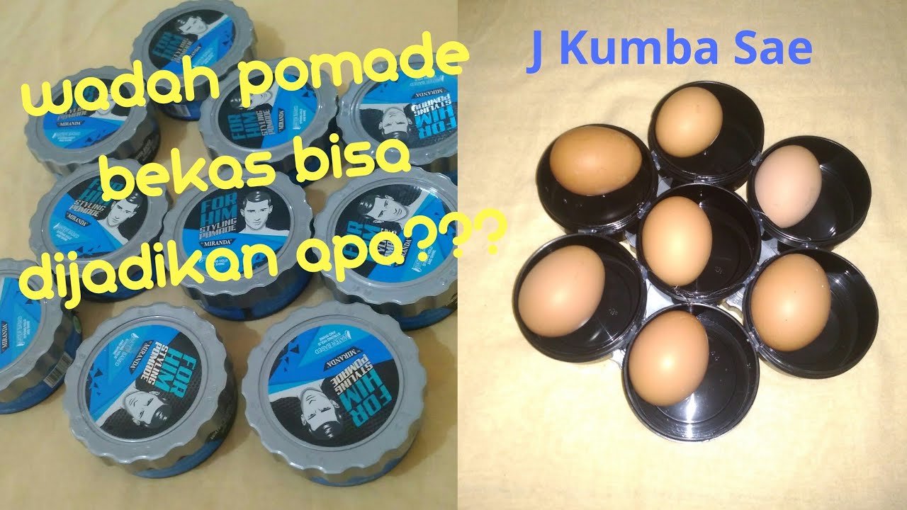 3 Kerajinan  Tangan Terbuat  dari  Wadah Pomade Bekas YouTube