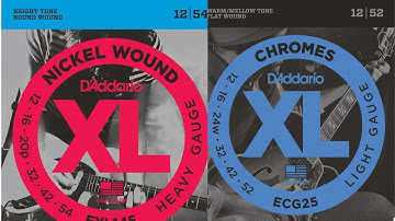 Guitar String Shootout! Round Wound vs. Flat Wound: What’s the Difference? How Do They Sound?