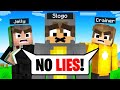 We BANNED Lying In SQUID ISLAND! (Minecraft)