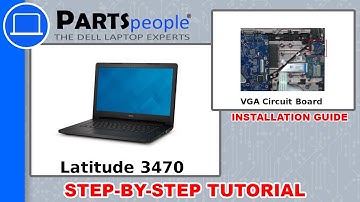 Dell Latitude 3470 (P63G001) VGA Circuit Board How-To Video Tutorial