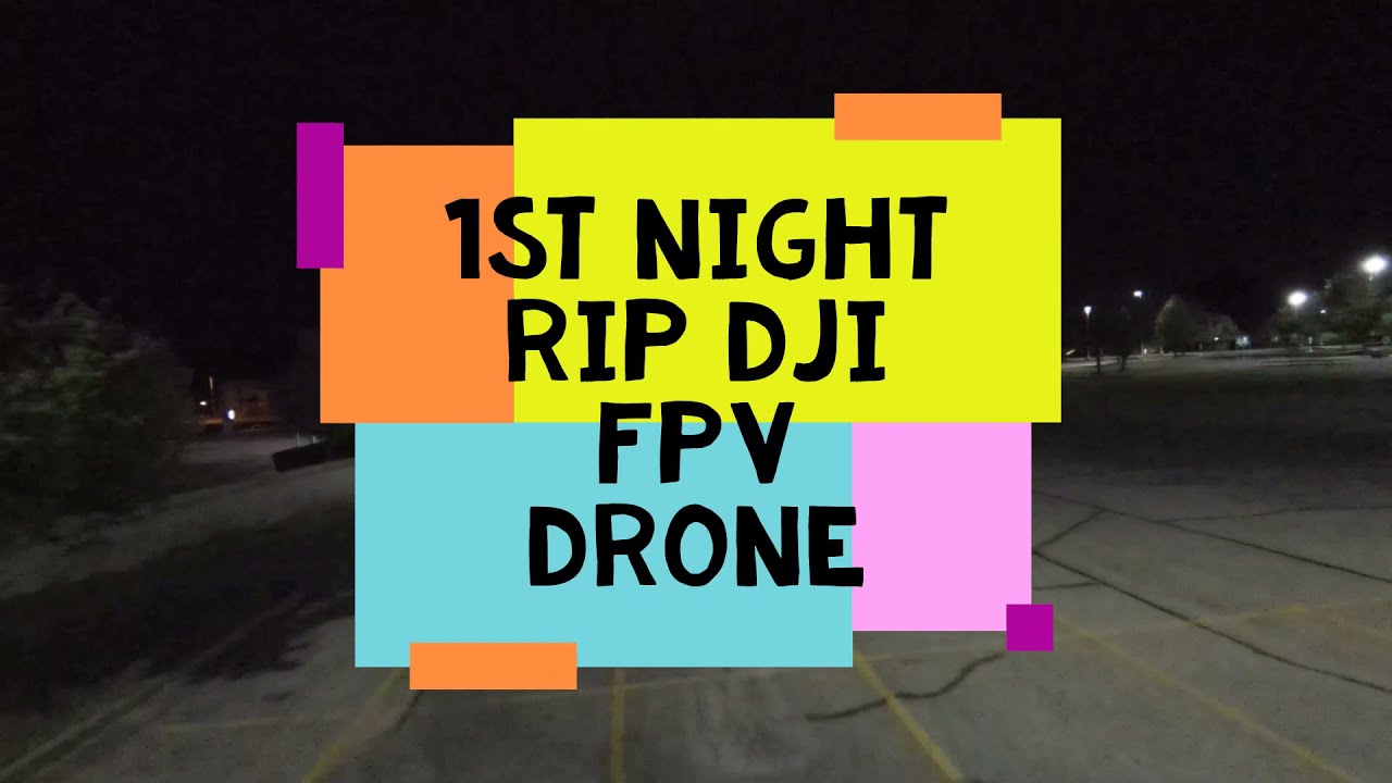 DJI FPV DRONE Night Flight! картинки