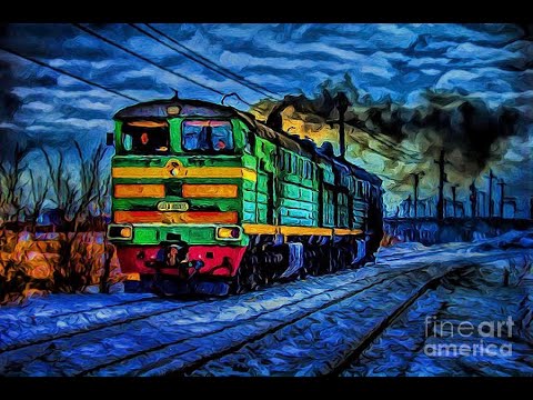 Как нарисовать тепловоз 2тэ10м