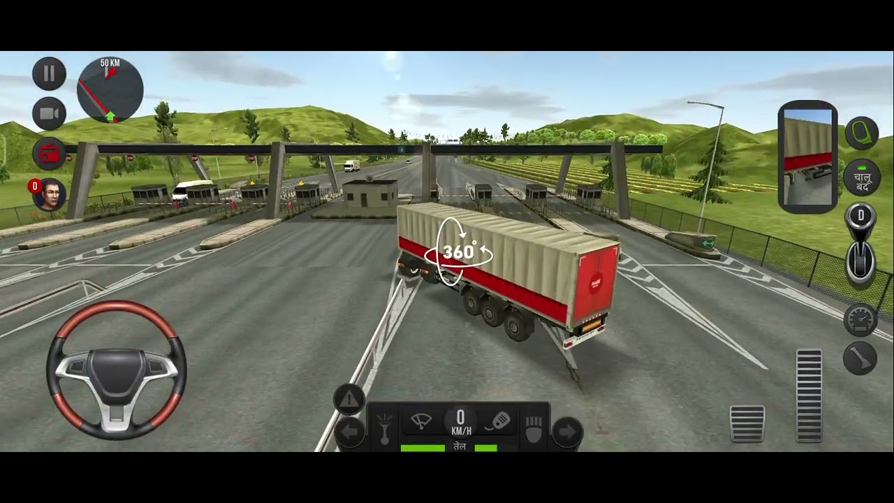 Truck driving nice location 🚛🚛🚛