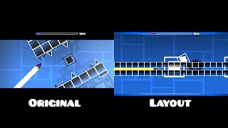 "OutLay" Original vs Layout | Geometry Dash Comparison