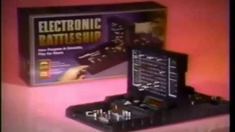 Electronic Battleship Board Game Ad (1985) (windowboxed)
