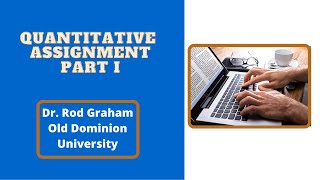 Quantitative Assignment Part 1