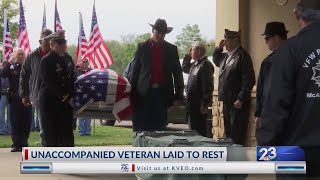 Unaccompanied U.S. Navy veteran laid to rest