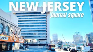 Journal Square Jersey City  Walking Tour 4K Video Travel Vlog New Jersey USA 🇺🇸