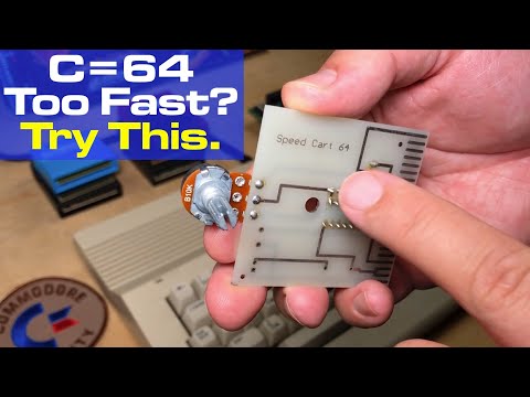 Speed Cart 64: Slow Down Your Commodore 64, Sometimes