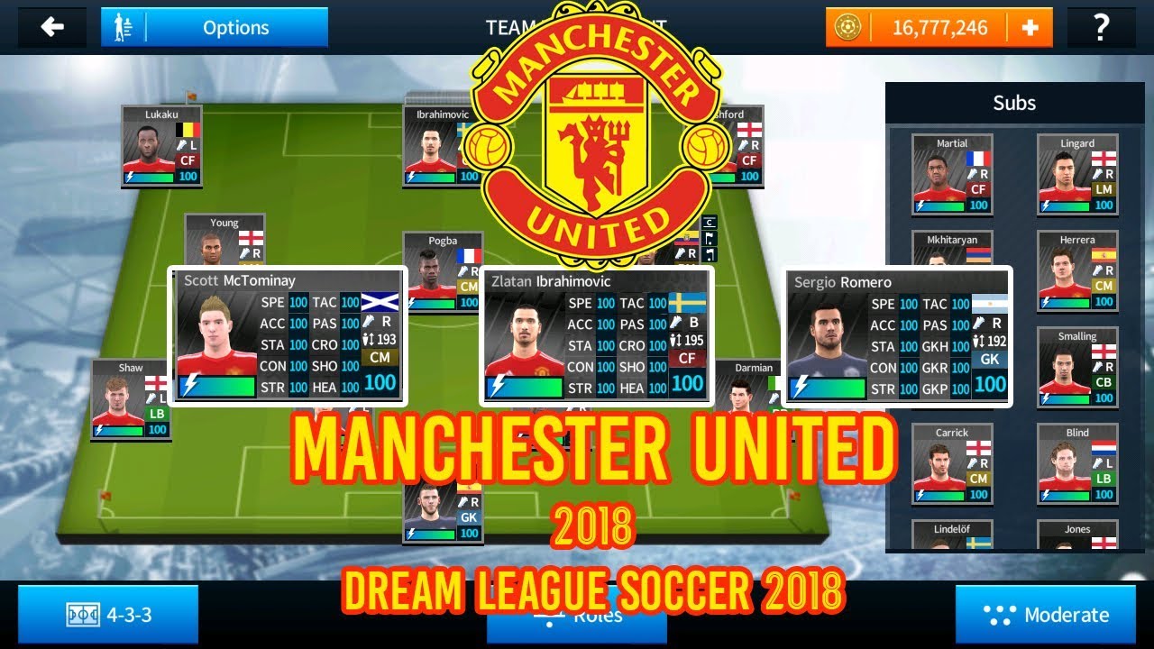 MANCHESTER UNITED 2018 HACK - DREAM LEAGUE SOCCER 2018 HACK