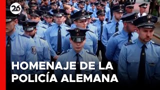 ALEMANIA | Policías marcharon en homenaje a compañero asesinado