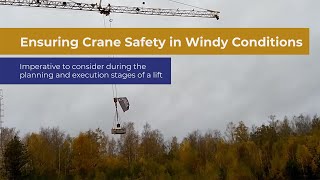 Crane Safety In The Wind 🏗️ AP Crane Training