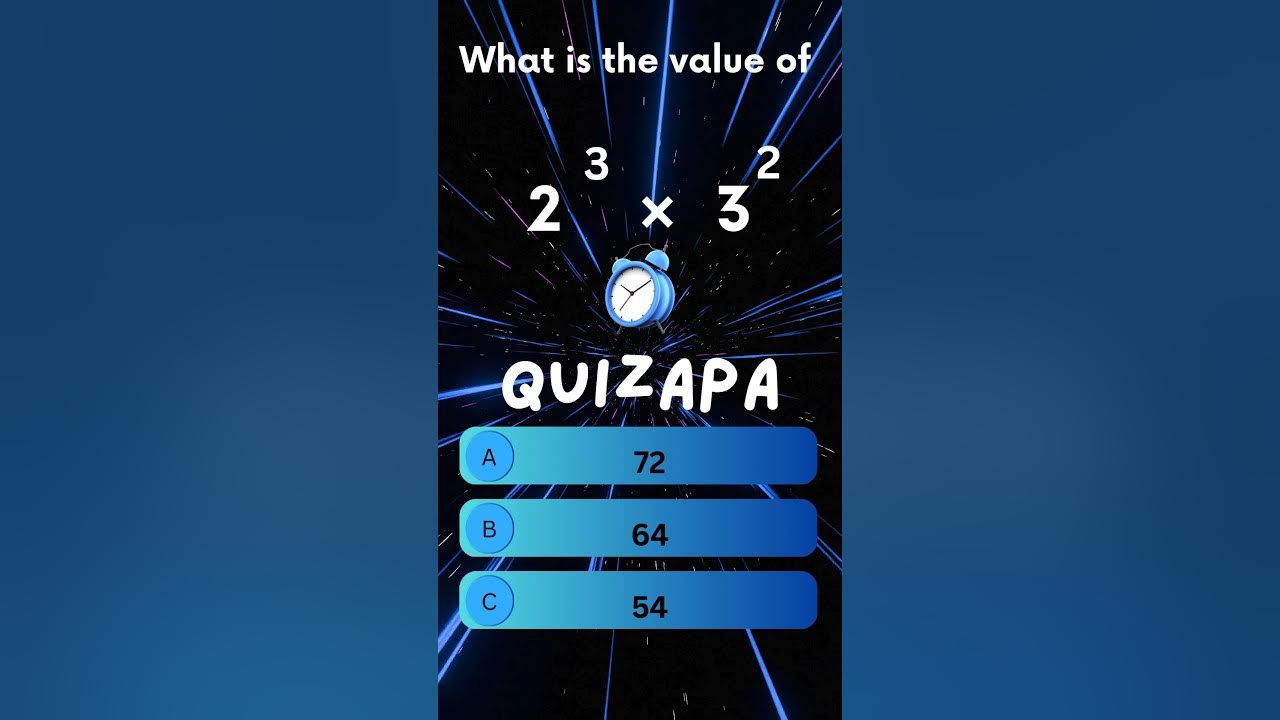 Math Quiz Challenge What Is 2 Cubed Times 3 Squared shorts math-quiz-challenge-what-is-2-cubed-times-3-squared-shorts