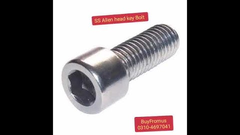 Stainless Steel SS Allen head key bolt 6mm 12mm 15mm 4mm 3mm #bolts #ssbolts #lkeybolt
