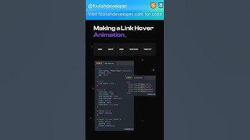 Menu bar Hover Effect html and CSS #html #shortvideo