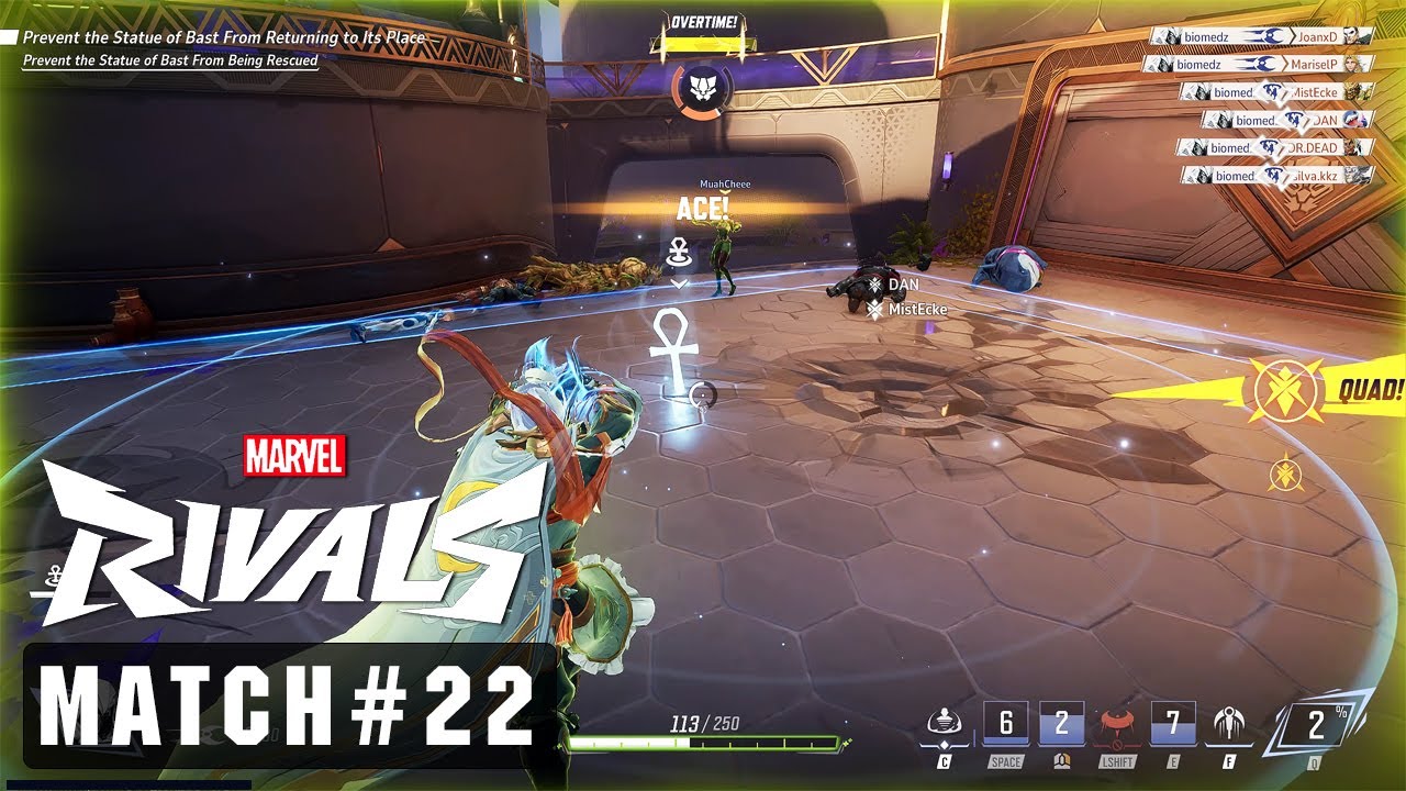 MARVEL RIVALS | MATCH 22: HEXA KILLS | MULTIPLAYER GAMEPLAY 4K60FPS ...