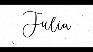 Julia - (Official Lyric Video)