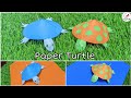 How to make a paper turtle paper tortoise  diy paper tortoise paper turtle