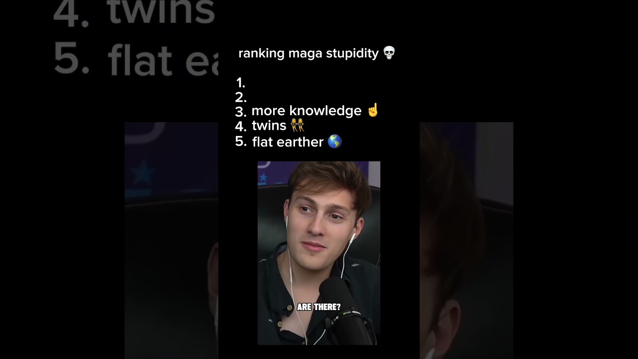 Ranking MAGA STUPIDITY from my livestream