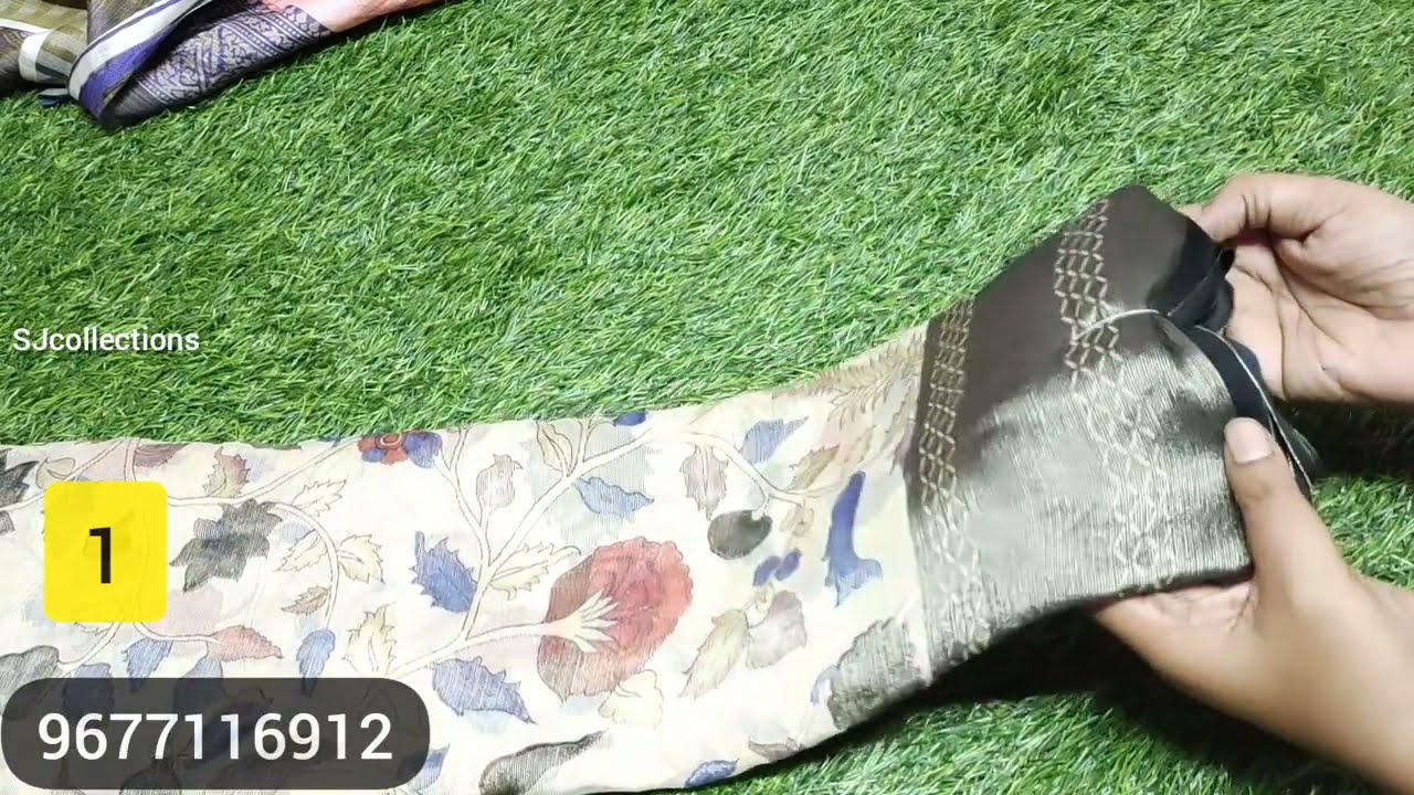 Chiffon brasso sarees || linen cotton sarees (28-1-22) 