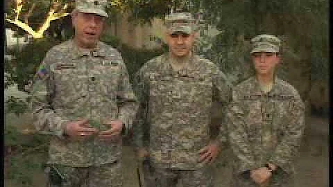 Veteran's Day in Iraq - Lt. Col. Donovan, Maj. Alb...