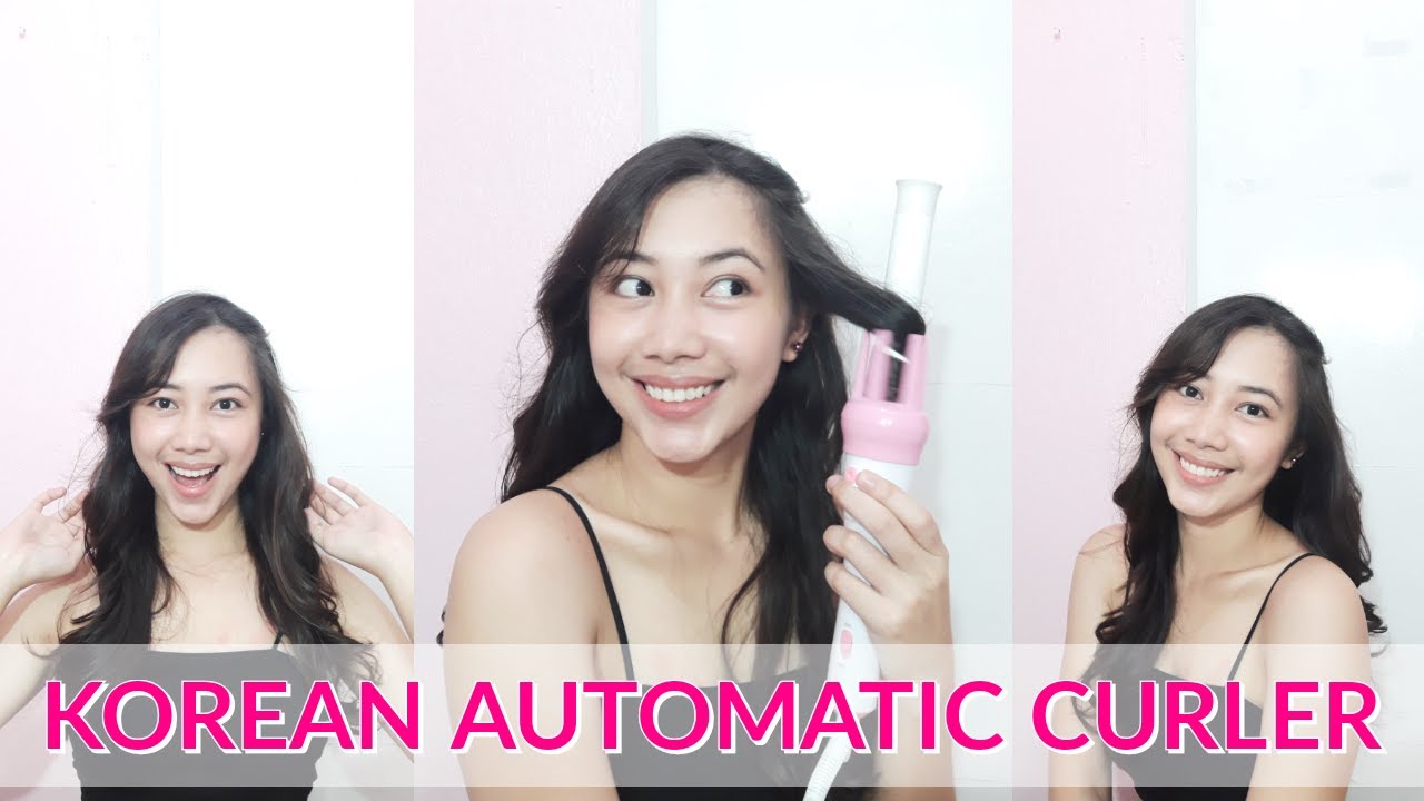 HOW I CURL MY HAIR KOREAN AUTOMATIC CURLER YouTube