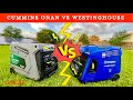 Westinghouse igen4500 VS Onan Cummins P4500I Full Test. (Generator Review)