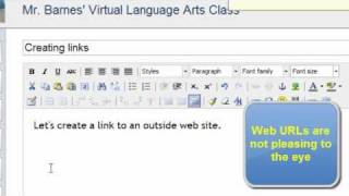 How to link to websites on a wiki