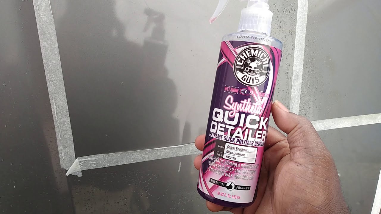 Chemical guys quick detailer car wash test review YouTube