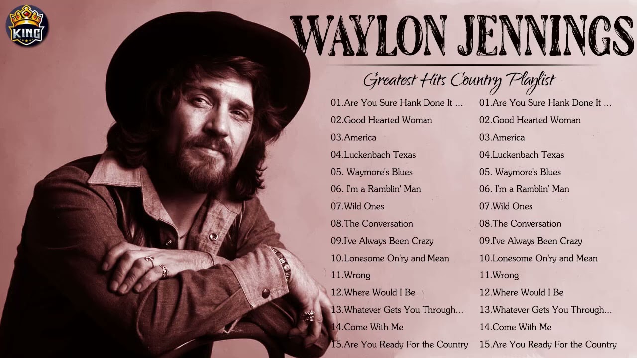 Waylon Jennings Greatest Hits   Best Songs Of Waylon Jennings