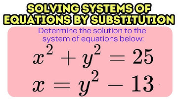 How to Solve System of Equations Using Substitution Method (Part 4)