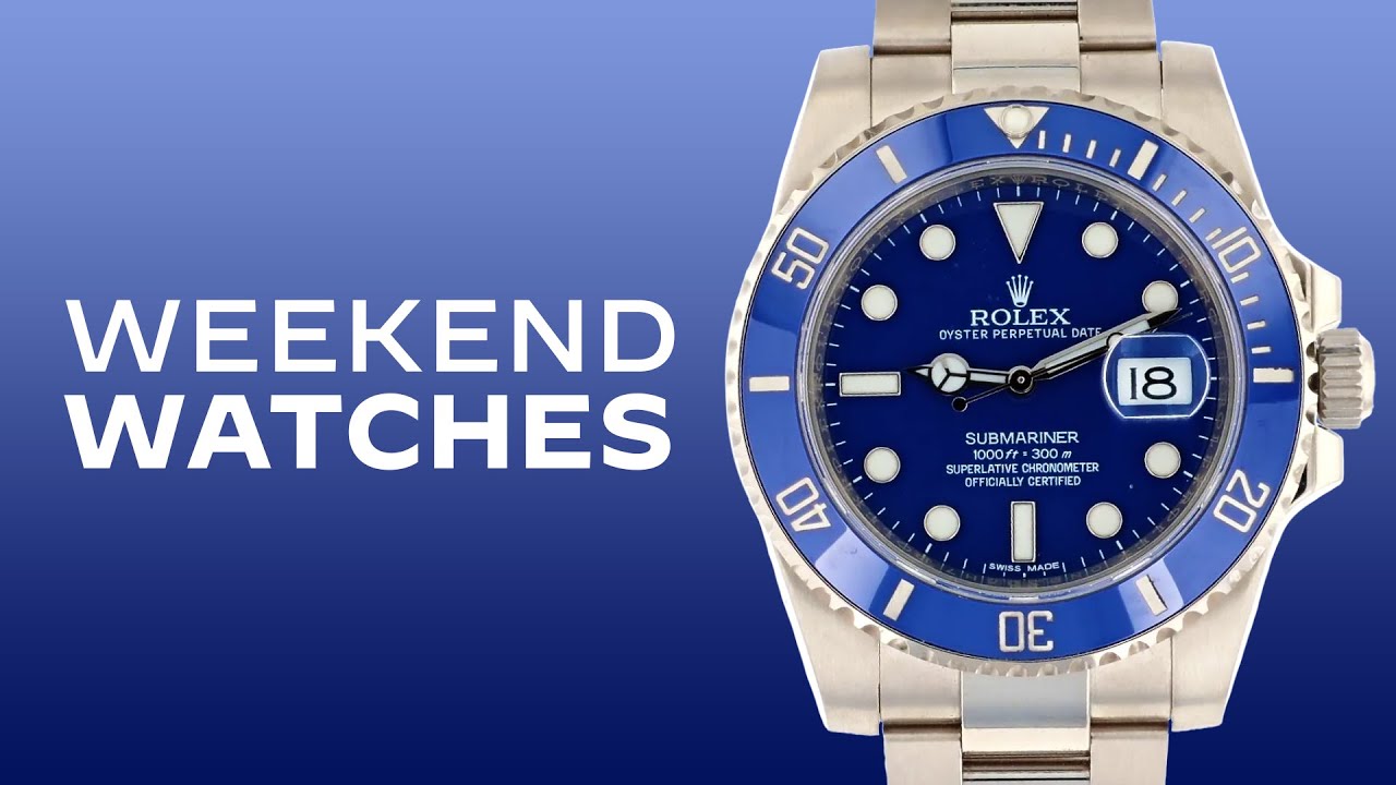 tolerance etc bungee jump SMURF Rolex Submariner — Reviews and Buying Guide for Rolex, Patek, Moser,  MB&F, Piaget and More - YouTube