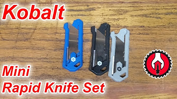 Kobalt Mini Rapid Knives