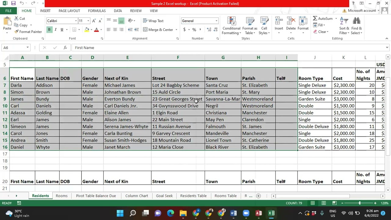 Using Computer Applications: Database Part 1
